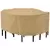 Classic Accessories 94" Round Terrazzo Patio Table & Chair Set Cover