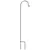 Deer Park 72" (84") 9/16 Shepherd Plant Support Black