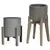 MCarr 16pc Ficonstone Planter Pallet w/Stand Lat Gray
