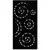 Outdeco 6'x3' Metal Panel Spiral Black