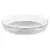 Panacea 10" diam Clear Plastic Saucer