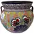 Talavera 12" Bella Especial Michoacana Pot Blue