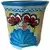 Talavera 12" Bella Especial Octagonal Pot Lite Blue