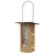 Woodlink Nordic Tall Hopper Feeder with Teak Finish White Metal Roof