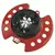 Dramm Colorstorm Turret Sprinkler Red