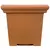 HC 20" Terrazzo Square Pot Clay