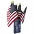 Heath 24ct 12"x18" Stick Flag Finials Display Pack