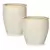 MCarr 30pc Ribbed Round Planter Pallet Light Cream
