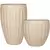MCarr 35pc Ribbed Planter Pallet Yellow Cream