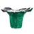 8" POT COVER EVERGREEN LUSTER (150/CS) SILVER INSIDE