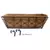 Gardener Select 24" Black Plaid Window/Deck Planter 24"wx7.5"h 2 Brackets Enclosed 6/CS