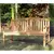 Gardener Select 4' Teak Oval Back Bench