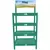 True Organic 1pc Green 4 Shelf Rack Display