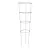 Panacea 42" 3 Leg 4 Ring Galvanized Tomato Cage