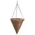 Panacea 12" Rope & Fern Cone Hanging Basket
