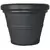 Tusco 13.5" Rolled Rim Planter Black
