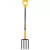 Ames True Temper 4 Tine Forge Spading Fork Wood Handle