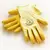 WWG Medium Yellow Weeding Glove Latex Dipped