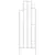 AGW UrbanGarden Contemporary Tall Trellis Slate