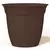 HC 10" Eclipse Pot With Attached Saucer Chocolate