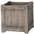 MCarr 3pc Square Barn Planter Set Wood Brown