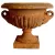 MCarr Liconfiber 25.3" Urn With Handles Rust