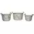 Deer Park Rnd Petunia Planter Set of 3