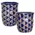 MCarr 30pc Tall Hexagon Planter Pallet Scraped Blue
