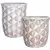 MCarr 30pc Tall Hexagon Planter Pallet Scraped White