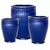 MCarr 15pc Tall Ribbed Planter Pallet Admiral Blue