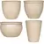 MCarr 26pc Fronds Planter Pallet Yellow Cream