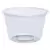 Panacea 4" Dx2.5" Deep Plastic Saucer