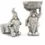 VCS Gnome Cart & Bowl Planters