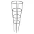 Panacea 54" with 16" Top Ring HD 4 Leg 4 Ring Galvanized Tomato Cage