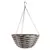 Gardener Select 14"' Round Mix Color Plastic Hanging Basket with Chain Hanger 24/CS