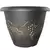 Grower Select 18.00 Grapevine Pot Black With Gold Each 410/PL, 18.11in OD x 18.11in H x 13.78in Base, 10.3Gal