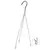 GS WIRE HANGER GREEN 3 STRAND FITS 12" AND 14" COCO LINED HANGING BASKETS