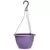 Grower Select 10.00 Everest Hanging Basket, With 18in Hanger, Blush Raisin, 70 per Case, 10.08in OD x 6.99in H, 1.5 Gallon