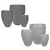 MCarr 12pc Tall Hipster Planter Pallet Mixed Colors