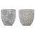 MCarr 18pc Light Cement Circle Theme Planter Pallet
