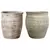MCarr 36pc Round Planter Pallet Rustic Brown