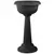 Bloem 18" Grecian Pedestal Urn Black