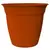 HC 16" Eclipse Planter with Saucer Clay Akro Mils