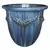 MCarr 5PC Rnd Roman Garland Flat Rim Planter Milky Blue