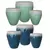 MCarr 12PC Tall Hipster Plt Mixed Colors