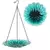Natures Way 11in EcoCycle Hanging Birdbath Turquoise Dahlia