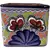 Talavera 8" Bella Especial Square Pot Blue