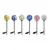 APM 4" Solar Orb Stake Assorted