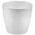 Deroma 6.3" Ariel Pot Premium Plastic White