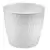 Deroma 6.3" Ariel Round Col White